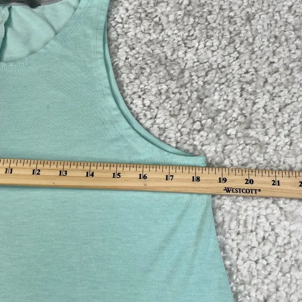Free Fly Bamboo Flex Tank Dress Mint Green Womens XL FLAW